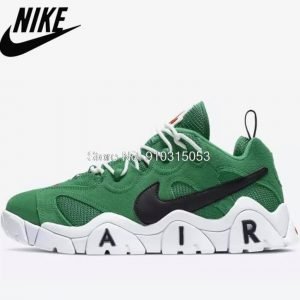 zap-nik-air-12-zapatillas-nike-air-barrage-low-gs-color-verde-logo-negro
